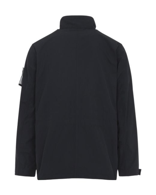 Stone Island Blue Polyester Jacket for men