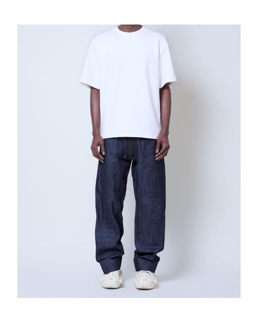 Walter Van Beirendonck White Text Graphic T-Shirt for men