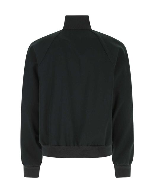 Bottega Veneta Black Stretched Tracksuit Jacket for men