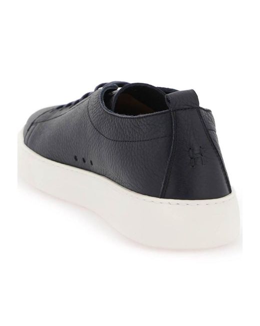 Henderson Blue Lace-Up Low-Cut Skate Shoes for men