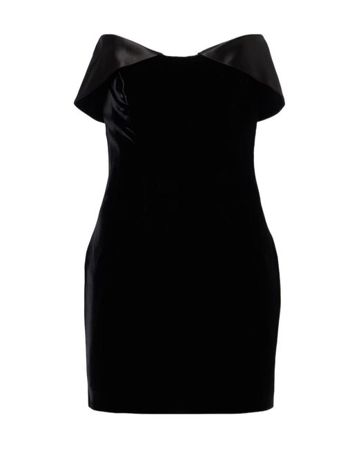 Mugler Black Sleeveless Mini Dress