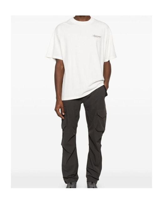 Represent White Owners Club Script Logo T-Shirt for men
