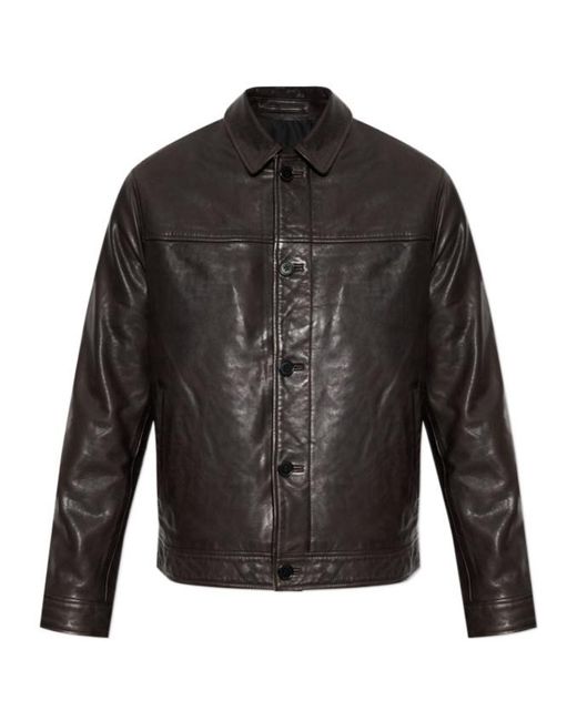 AllSaints Gray Nates Button-Up Jacket for men