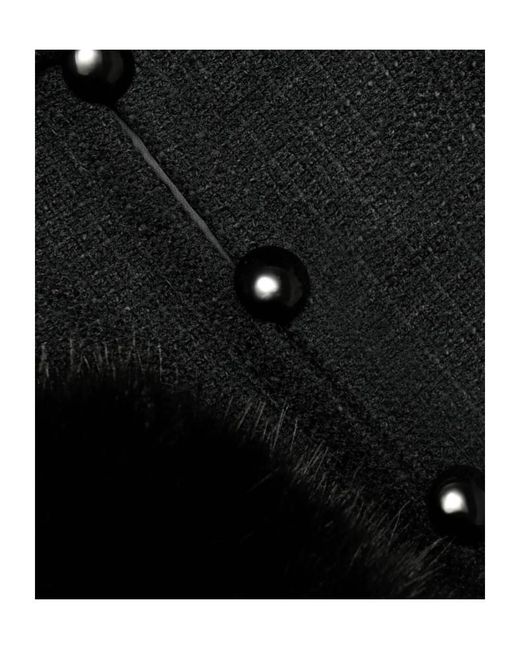 Self-Portrait Black Tweed Jacket