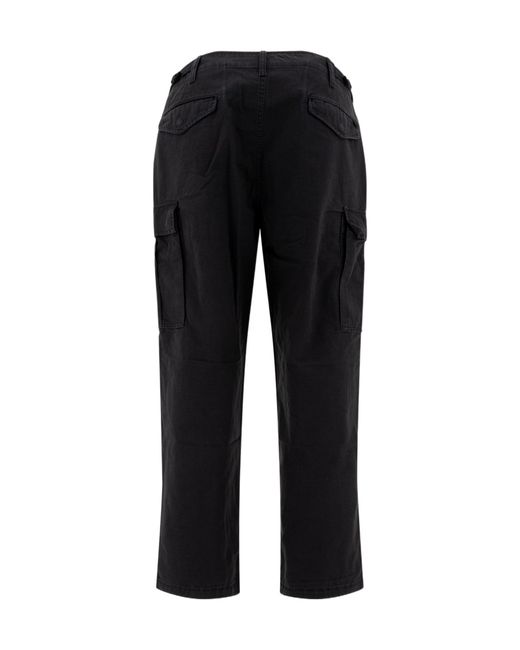 Stussy Black Work Casual Pants for men