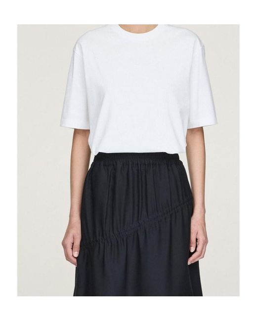Y-3 White Short Sleeved T-Shirt for men