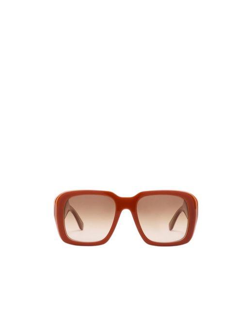 Loewe Pink Sierra Square Sunglasses