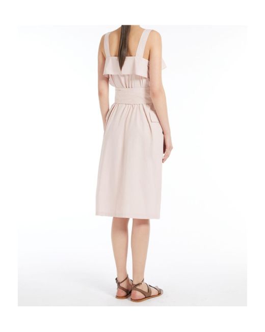 Weekend by Maxmara Pink Arte12324 Belted Sleeveless Dress