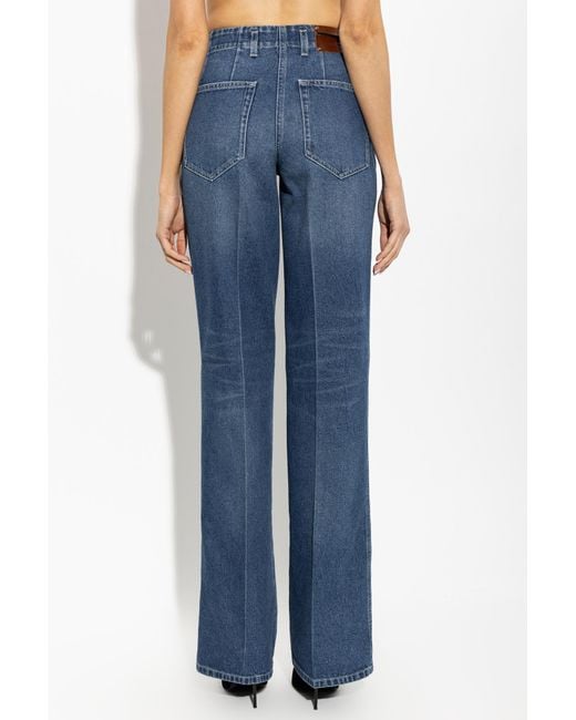 Dries Van Noten Blue Belt-Loop Jeans