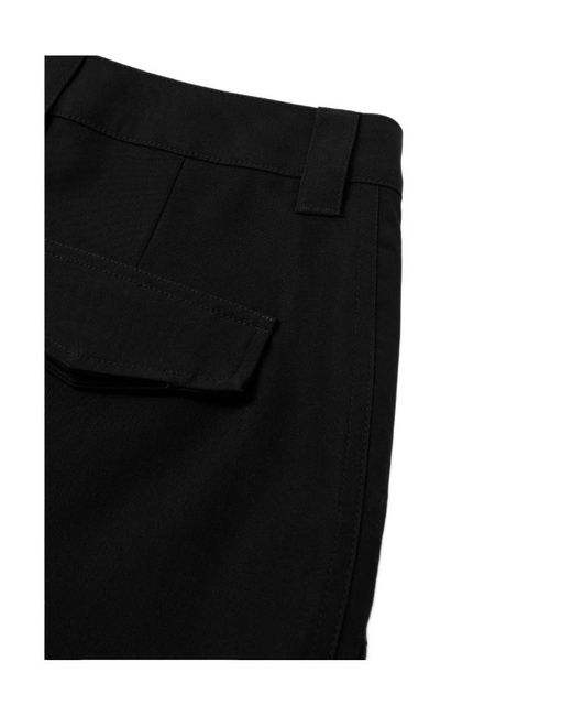 Loewe Black Zip-Detailed Cargo Trousers for men