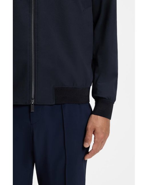 Boss Blue Slim-Fit Jacket for men