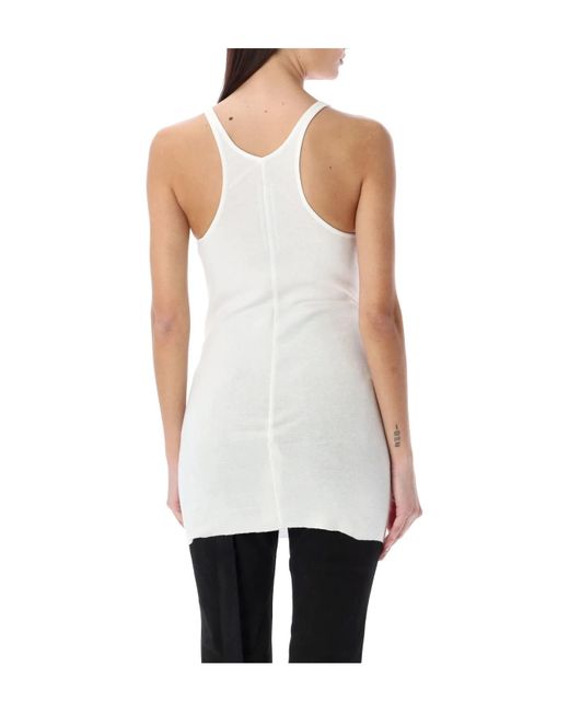 Rick Owens White Racer Top