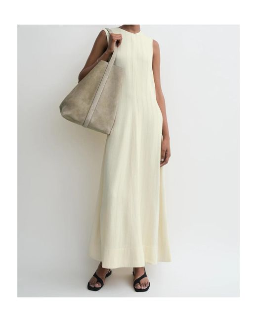 Totême White Sleeveless Maxi Dress
