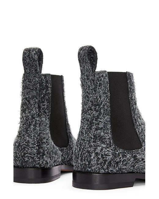 Loewe Black Brushed Campo Chelsea Boots