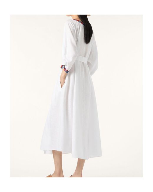 Loro Piana White Mina Dress