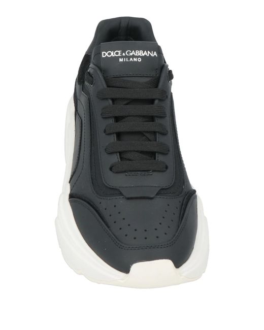Dolce & Gabbana Black Solid Color Sneakers