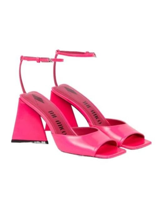The Attico Pink Piper 85 Sandals
