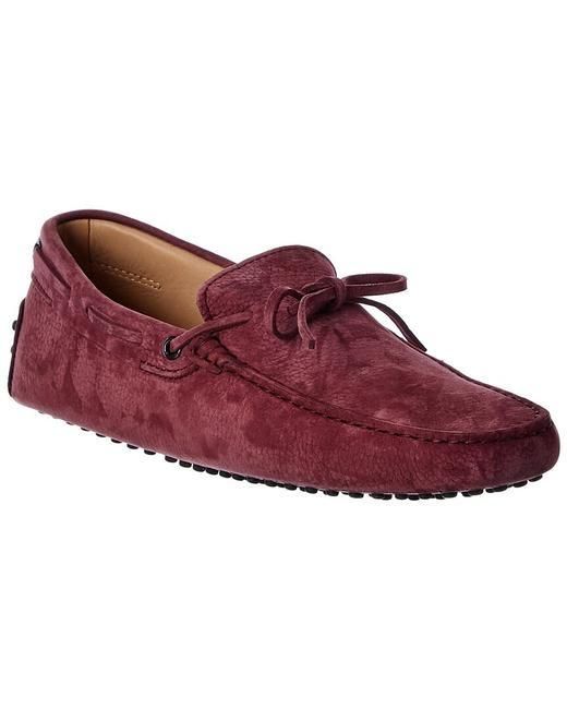 Tod's Purple Logo Details Business Casual Shoes for men