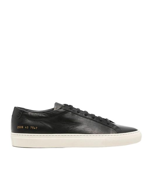 Common Projects Black Round-Toe Sneakers for men