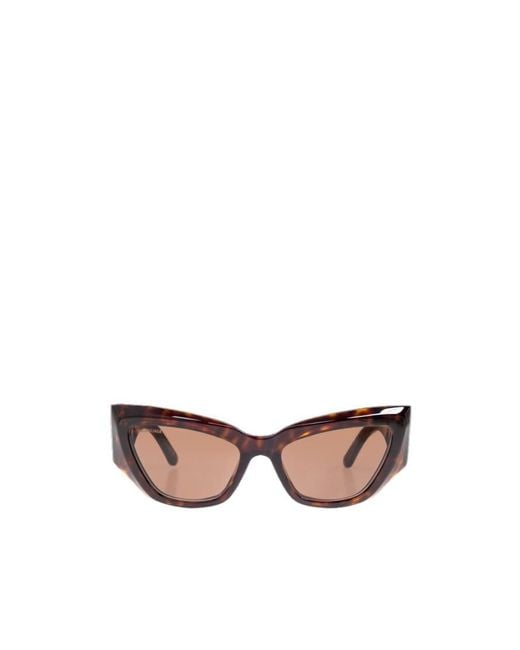 Balenciaga Pink Eyewear Butterfly Frame Sunglasses for men