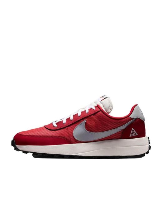 Nike Red Acg Ldv Lace-Up Sneakers for men