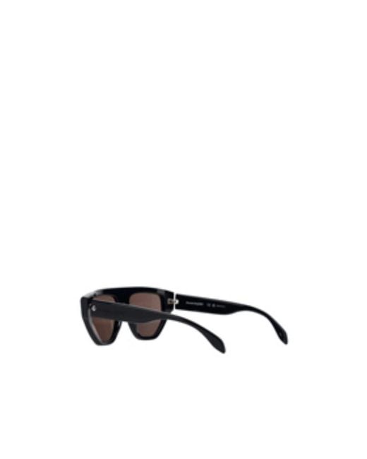 McQueen Gray Eyewear Geometric-Frame Sunglasses