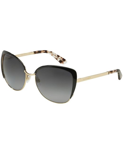 Dolce & Gabbana Multicolor Logo Gradient Sunglasses