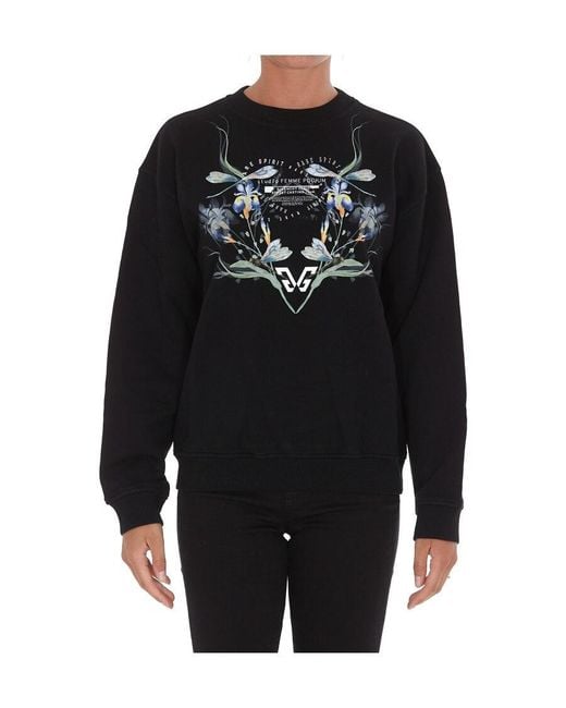 Givenchy Black Pattern Printed Hoodie