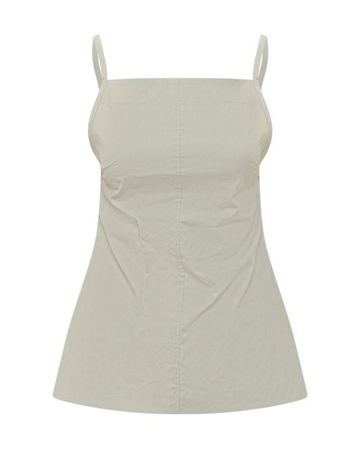 Studio Nicholson Gray Raddle Apron Top