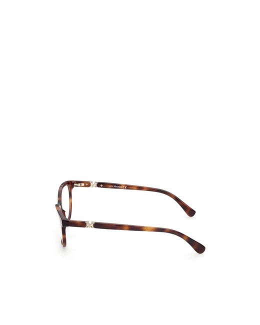Max Mara White Cat-Eye Glasses