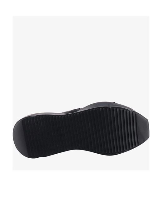 Rick Owens Black Geth Wrap-Strap Sandals for men
