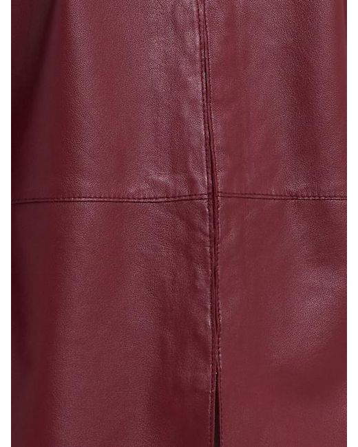 By Malene Birger Purple Alleys Leather Jacket
