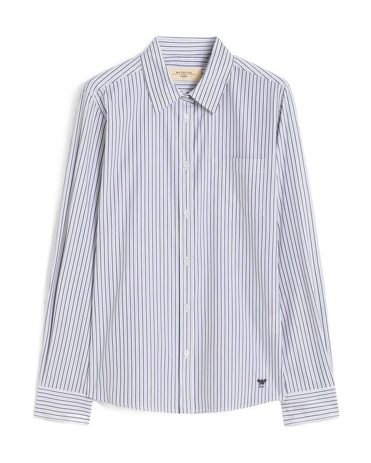 Weekend by Maxmara Purple Bahamas Striped Shirt