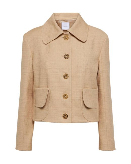 Patou Natural Button-Down Casual Jacket