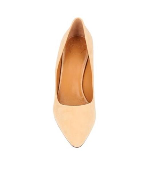 Chloé Natural Minimal Pointed Stiletto Heels