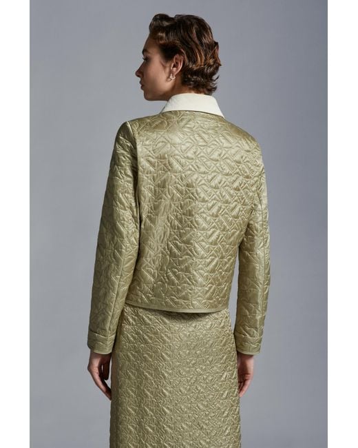 Moncler Green Varede Quilted Jacket