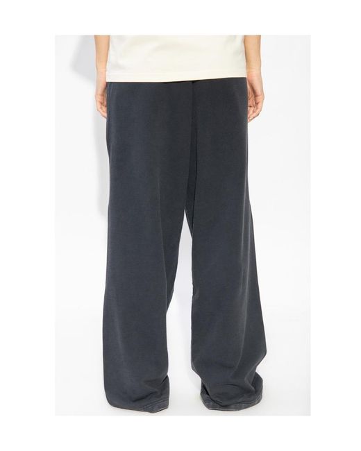 Balenciaga Blue Logo Sweatpants