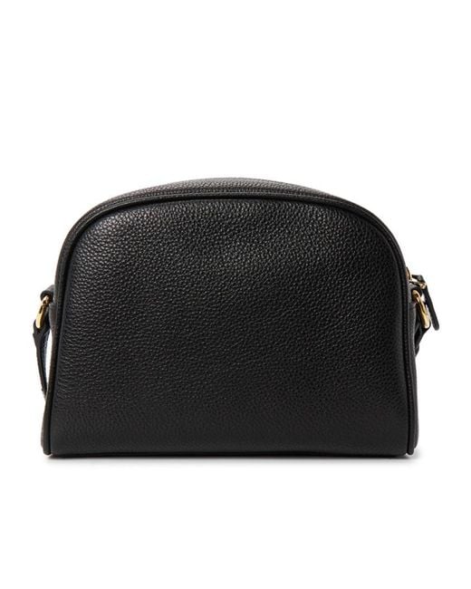 Ferragamo Black Zippered Shoulder Bag