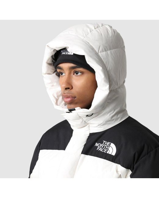 The North Face Black Logo Embroidered Zipped Puffer Jacket for men