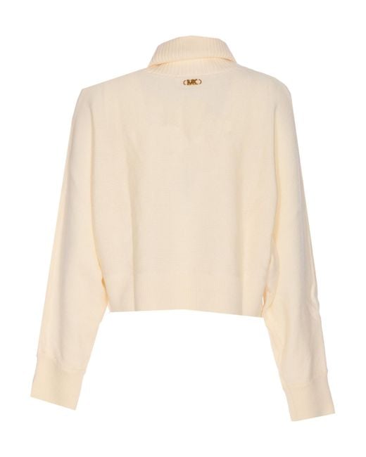 MICHAEL Michael Kors Natural Logo Plaque Jumper