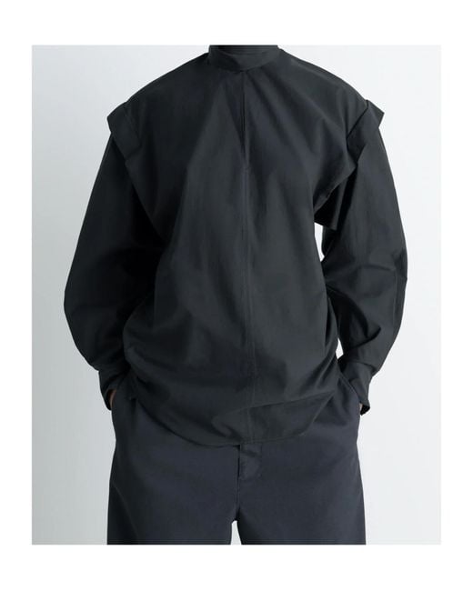Lemaire Blue Ascot Blouse