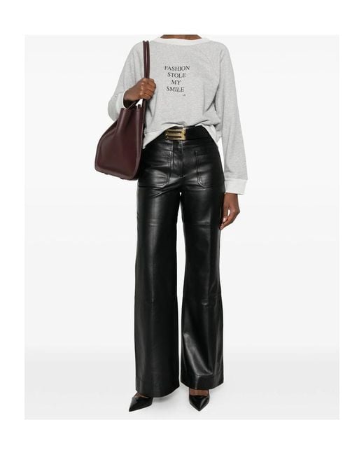 Victoria Beckham White Long-Sleeved Sweatshirt