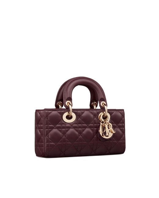 Dior Purple Sac Lady D-Joy Small