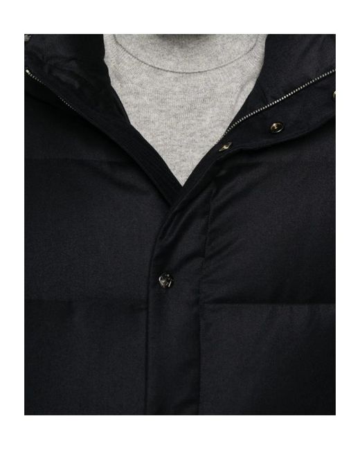Montecore Black Hooded Padded Jacket for men