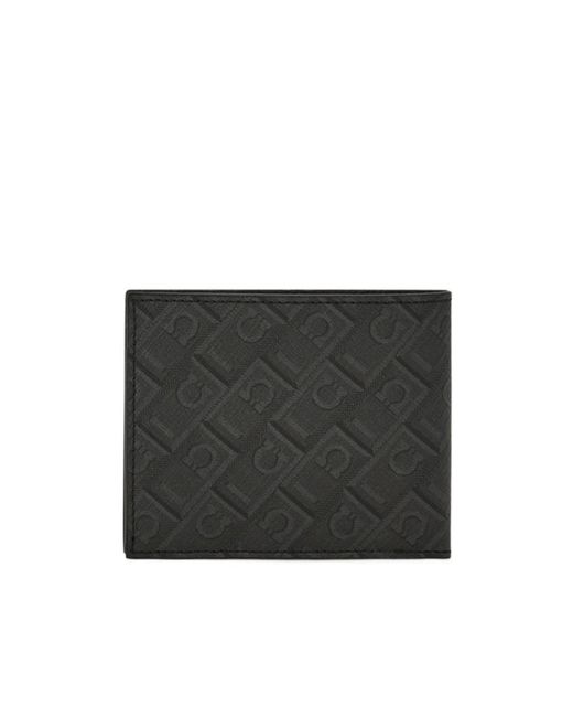 Ferragamo Black Monogram Wallet for men