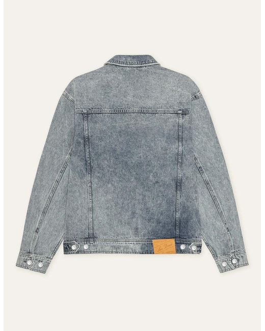 Les Deux Blue Buttoned Flap-Pocket Jacket for men