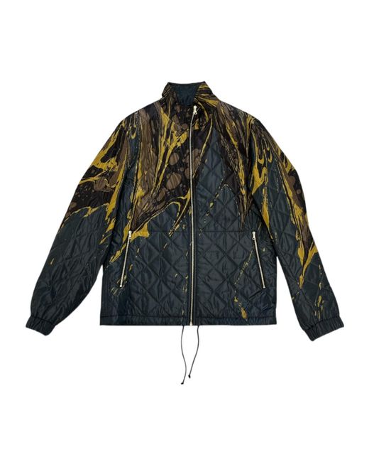 Dries Van Noten Green Long Sleeve Casual Jacket for men