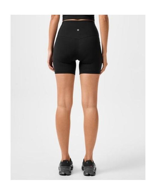 lululemon athletica Black Align Nylon High-Rise Shorts