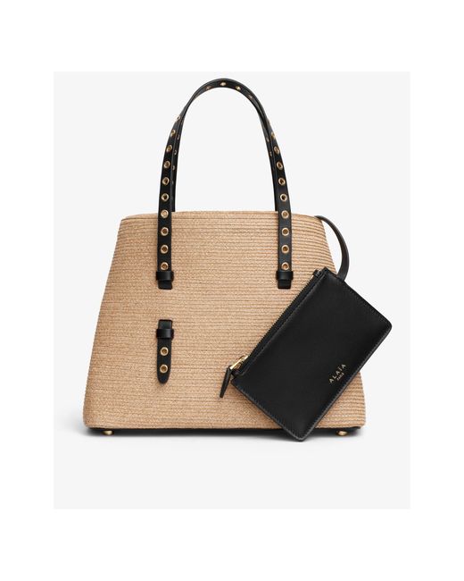 Alaïa Natural Alaïa Mina 25 Medium Tote Bag