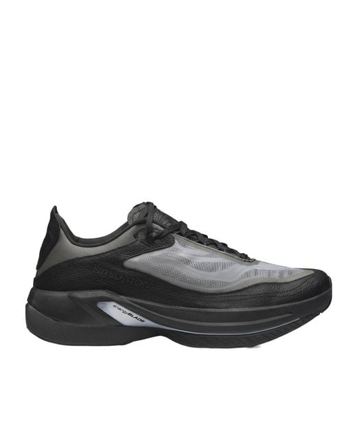 Salomon Lab Black Low-Top Sneakers for men